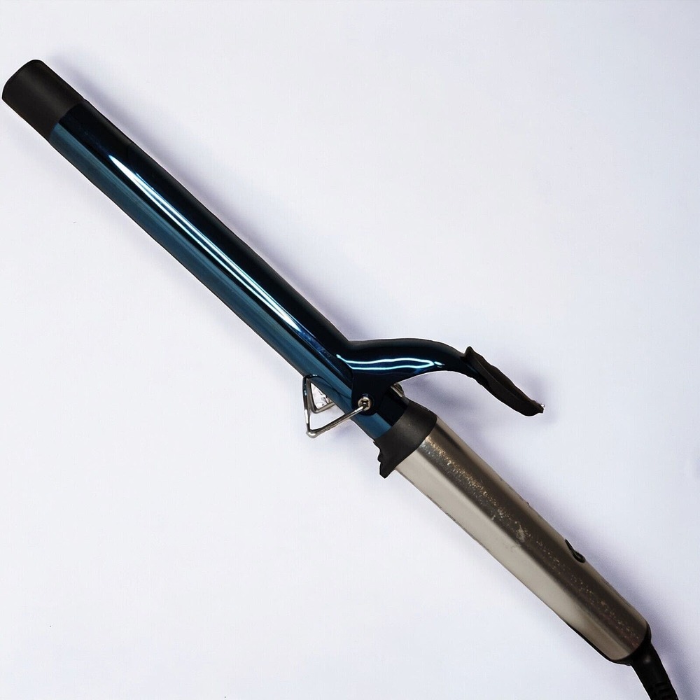 BaByliss Pro Nano Titanium Extended Barrel 9" Curling Iron 1" BNTW100XLUC Blue